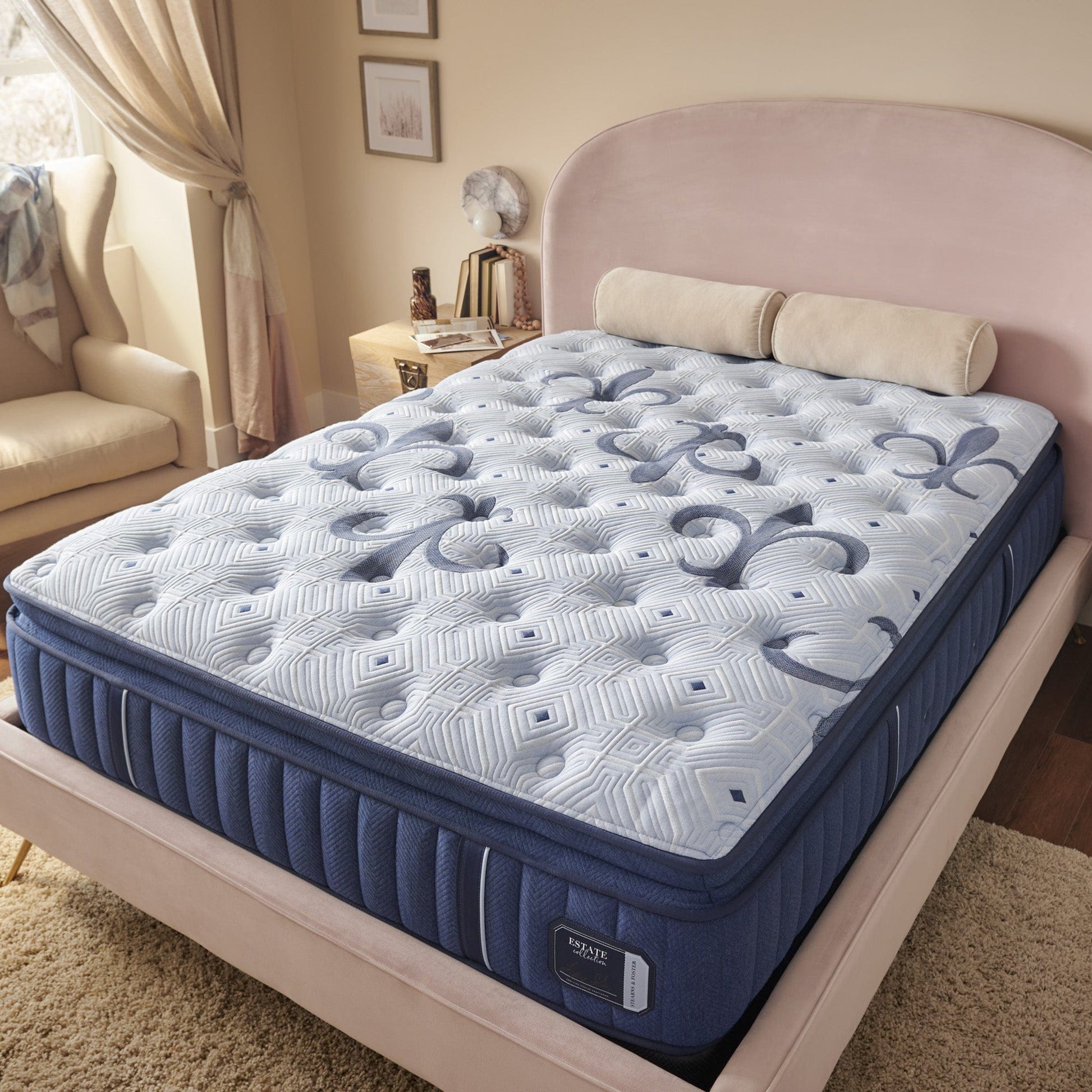 Stearns & Foster Mattress Twin Long Stearns & Foster® Estate  Soft Feeling Euro Pillowtop mattress stores near me
